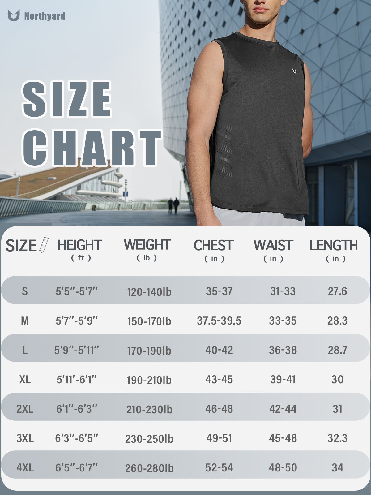 Men's Lightweight Muscle Workout Tank Tops
