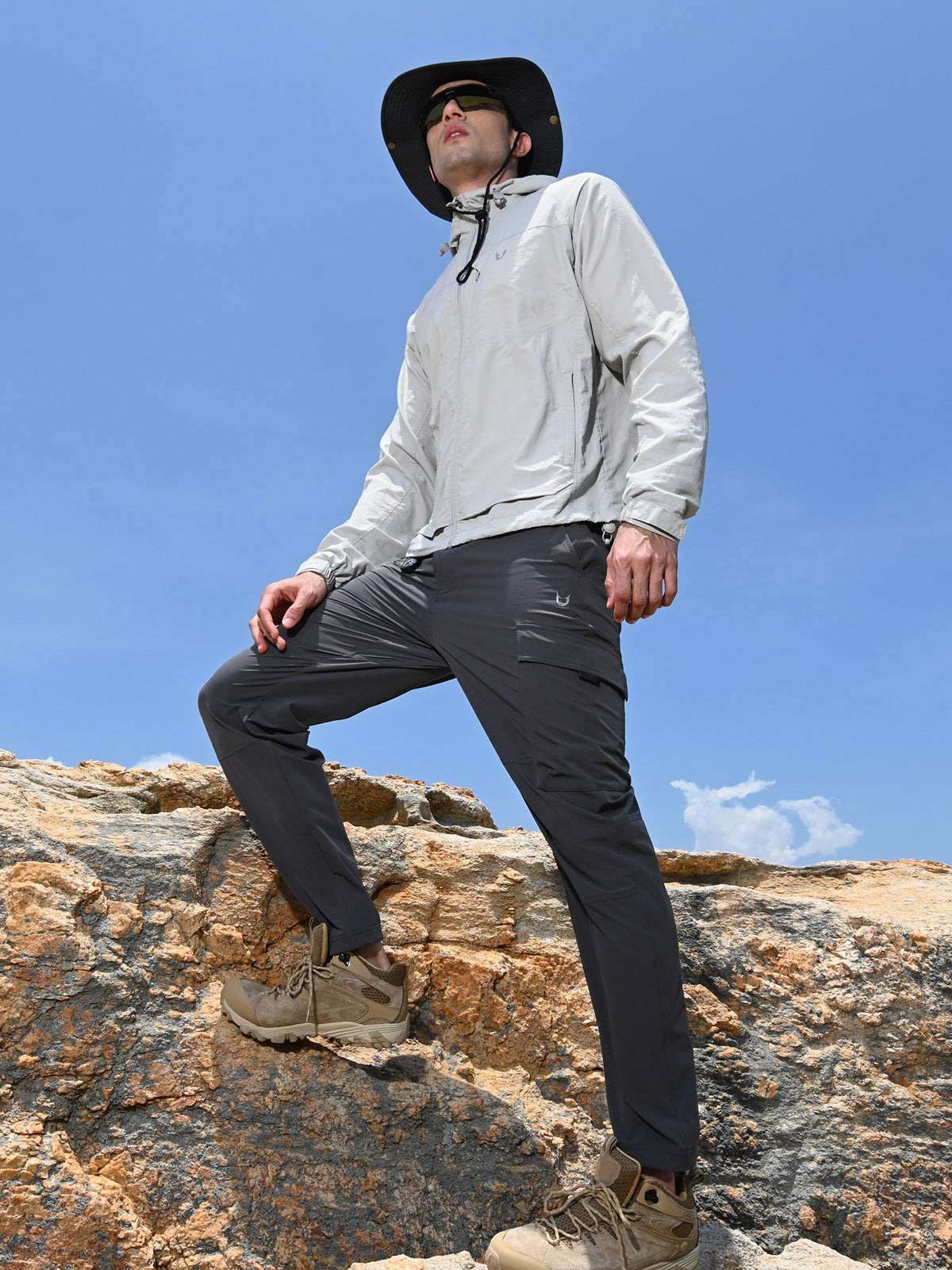 Men's Cargo Hiking Pants Lightweight with Multi Pockets for Outdoor