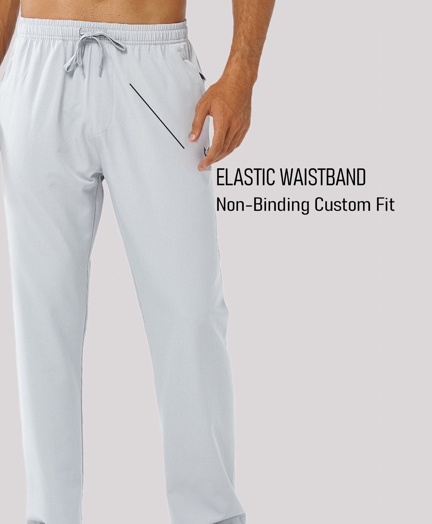 Men's Athletic Works Sweatpants Lightweight with Pockets for Gym Track