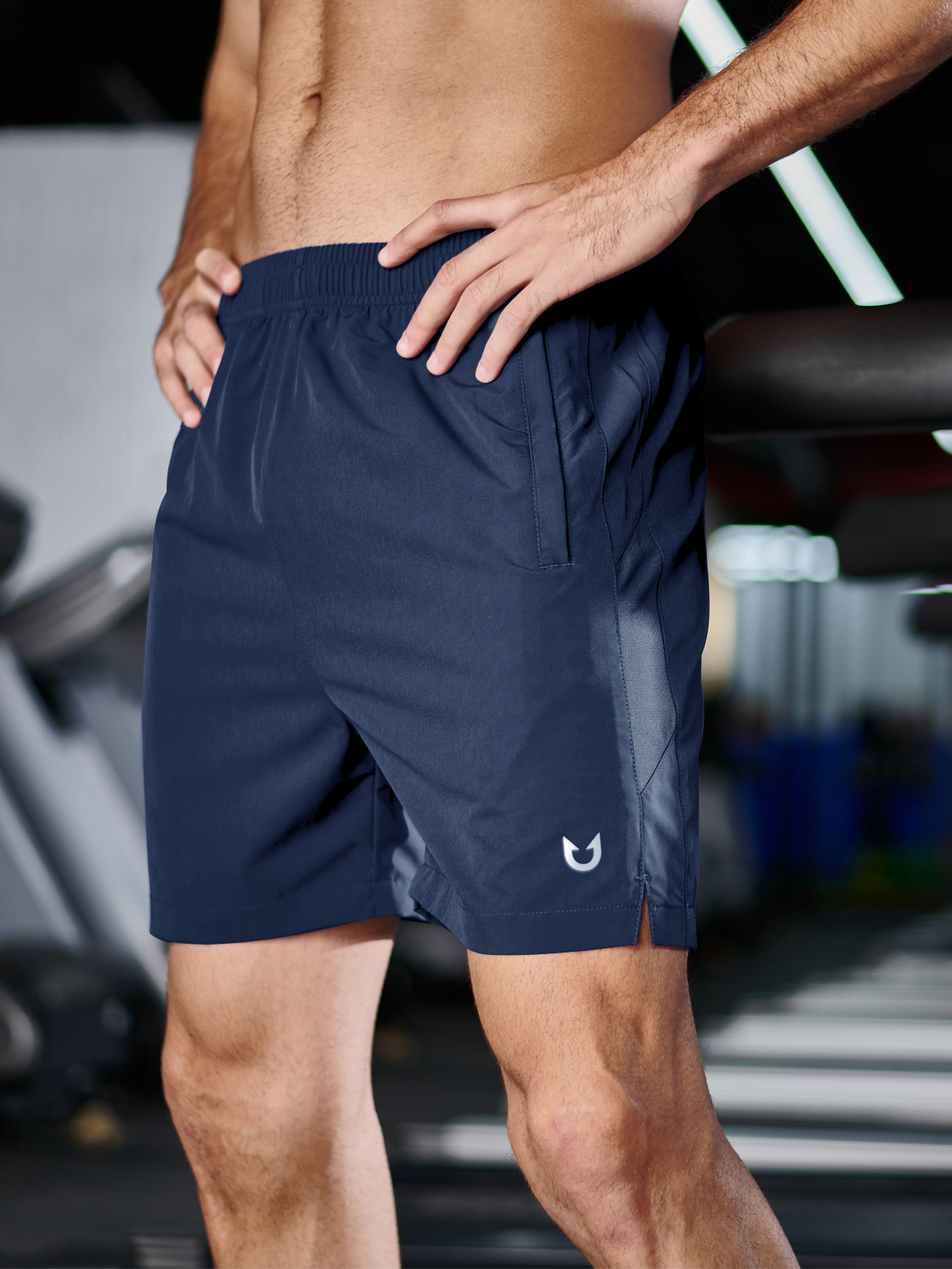 Men's Workout Running 5 inch Shorts with Pockets Quick Dry Fit Gym