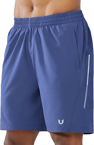 Men's Federal Blue Lounge Athletic Workout 7 inch Shorts