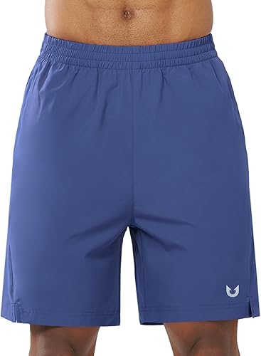 Men's Federal Blue Lounge Athletic Workout 7 inch Shorts Front