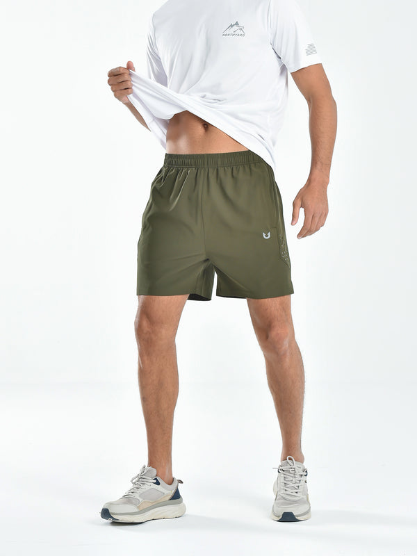 NORTHYARD Men's 5-Inch Workout Athletic Shorts with Zipper Pockets for Football