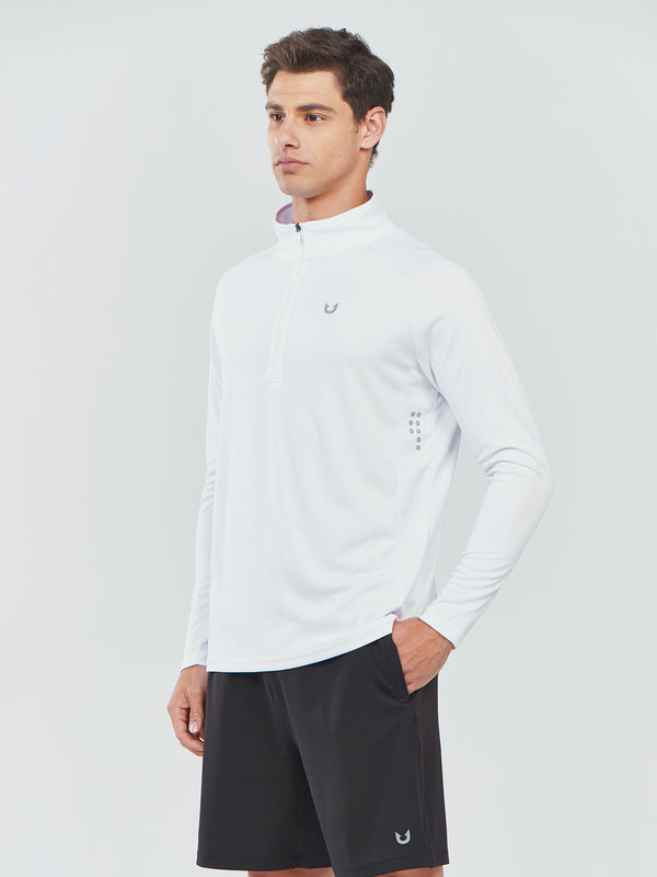 Men's Quarter 1/4 Zip Sweatshirt Pullover lightweight Athletic Shirts