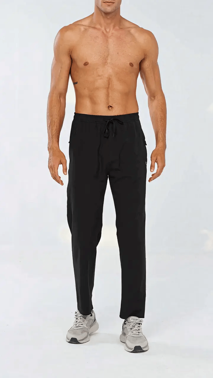 Men's Athletic Works Sweatpants Lightweight with Pockets for Gym Track