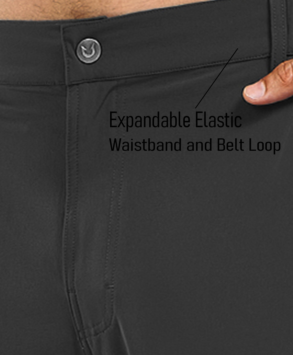 NORTHYARD Men's Tactical Cargo Hiking Pants with 7-Pockets Multi-Terrain Quick-Dry Travel Active Pant
#Color_BLACK