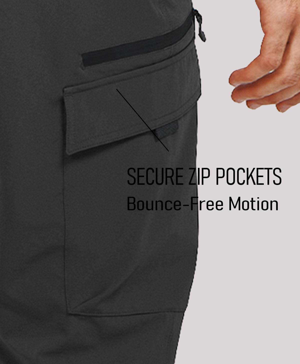 NORTHYARD Men's Tactical Cargo Hiking Pants with 7-Pockets Multi-Terrain Quick-Dry Travel Active Pant
#Color_BLACK