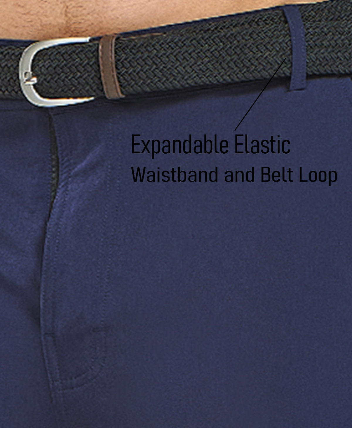 
Men's Tactical Cargo Hiking Pants with 7-Pockets — NAVY