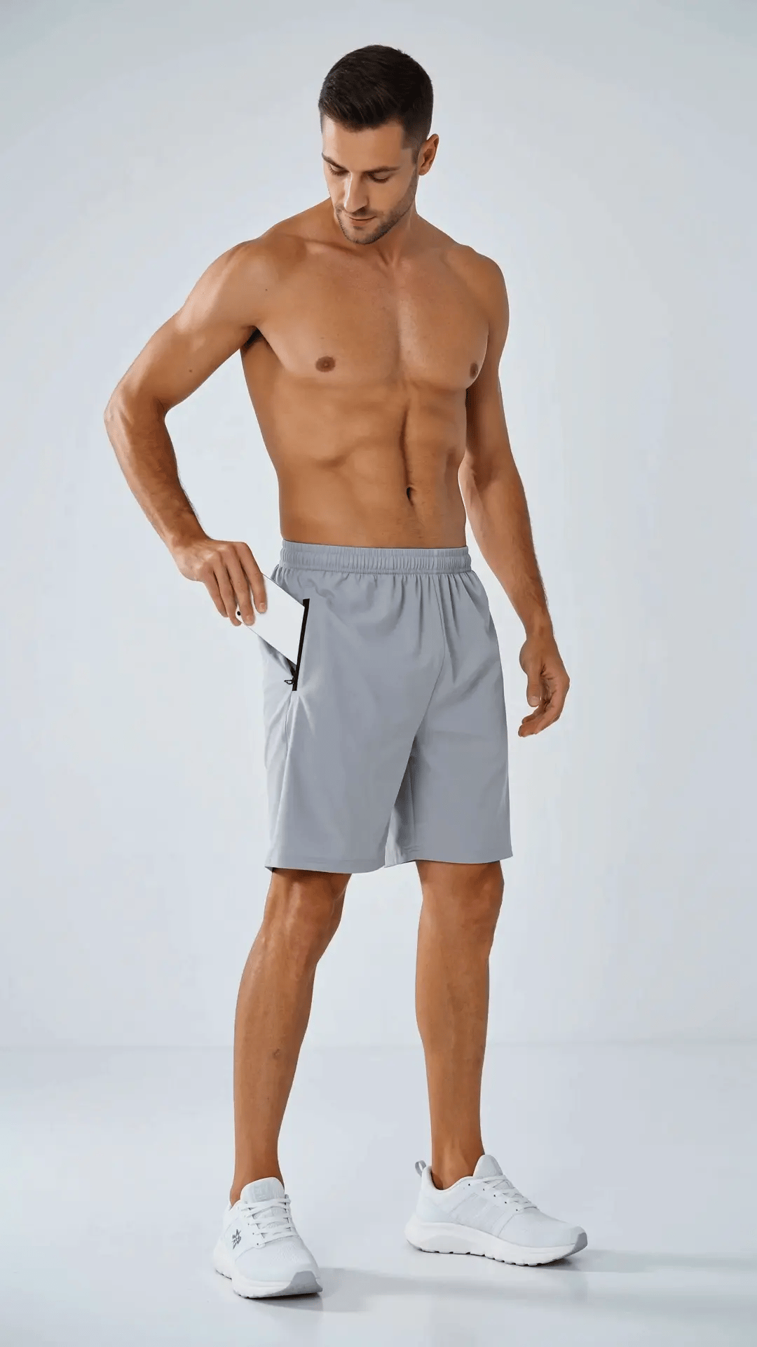 Men's Athletic Sports 9 inch Shorts Quick Dry for Training Gym Outdoor