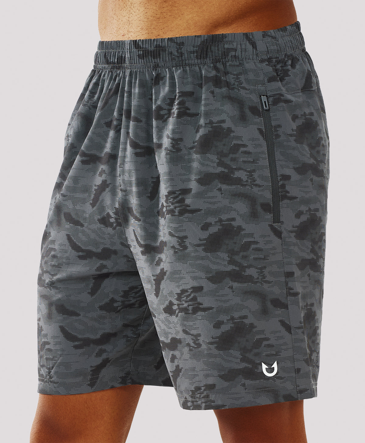 
Men's 7" Stretch Versatility Athletic Shorts with 3 Pockets — CAMOBLACK