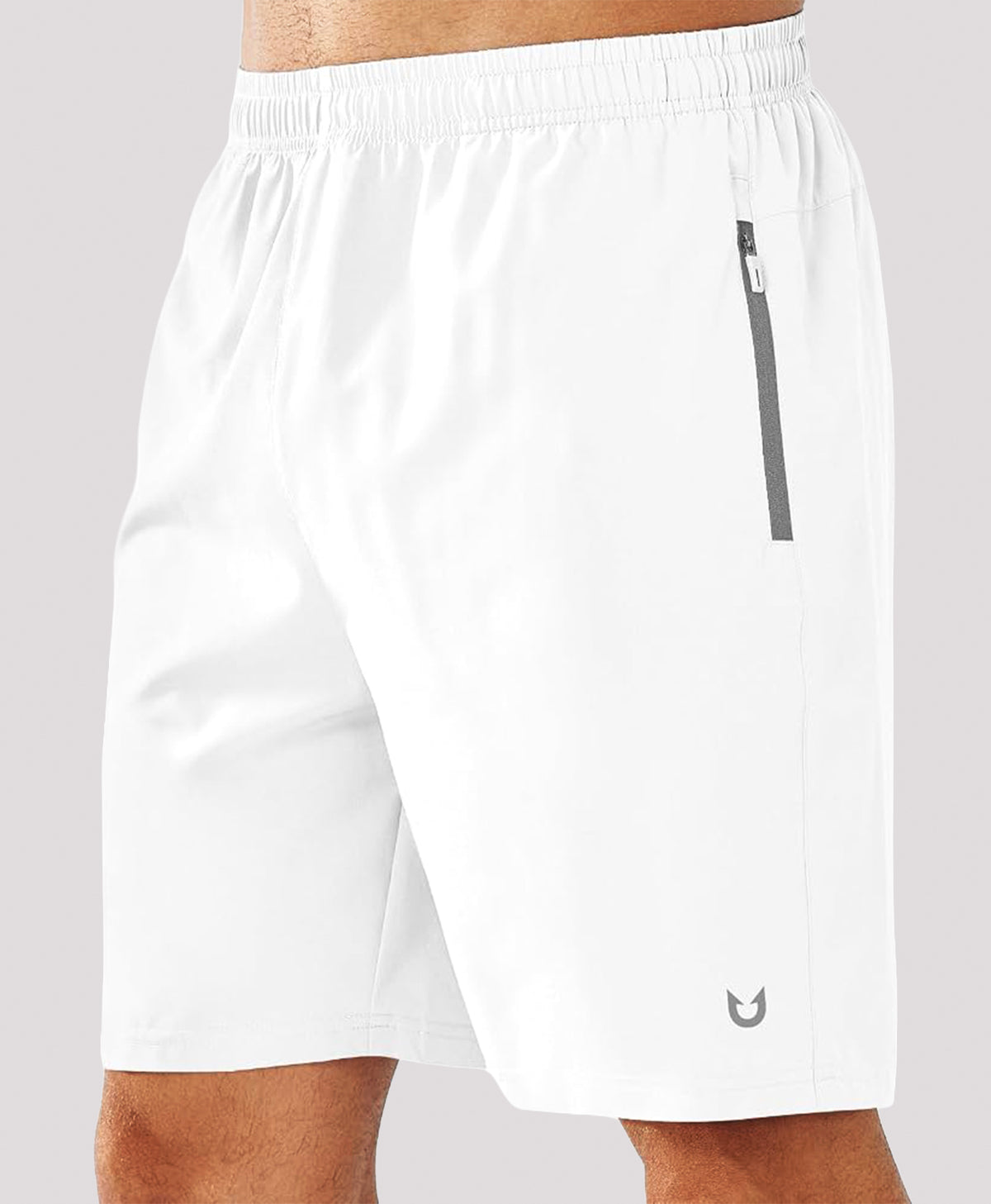 
Men's 7" Stretch Versatility Athletic Shorts with 3 Pockets — WHITE