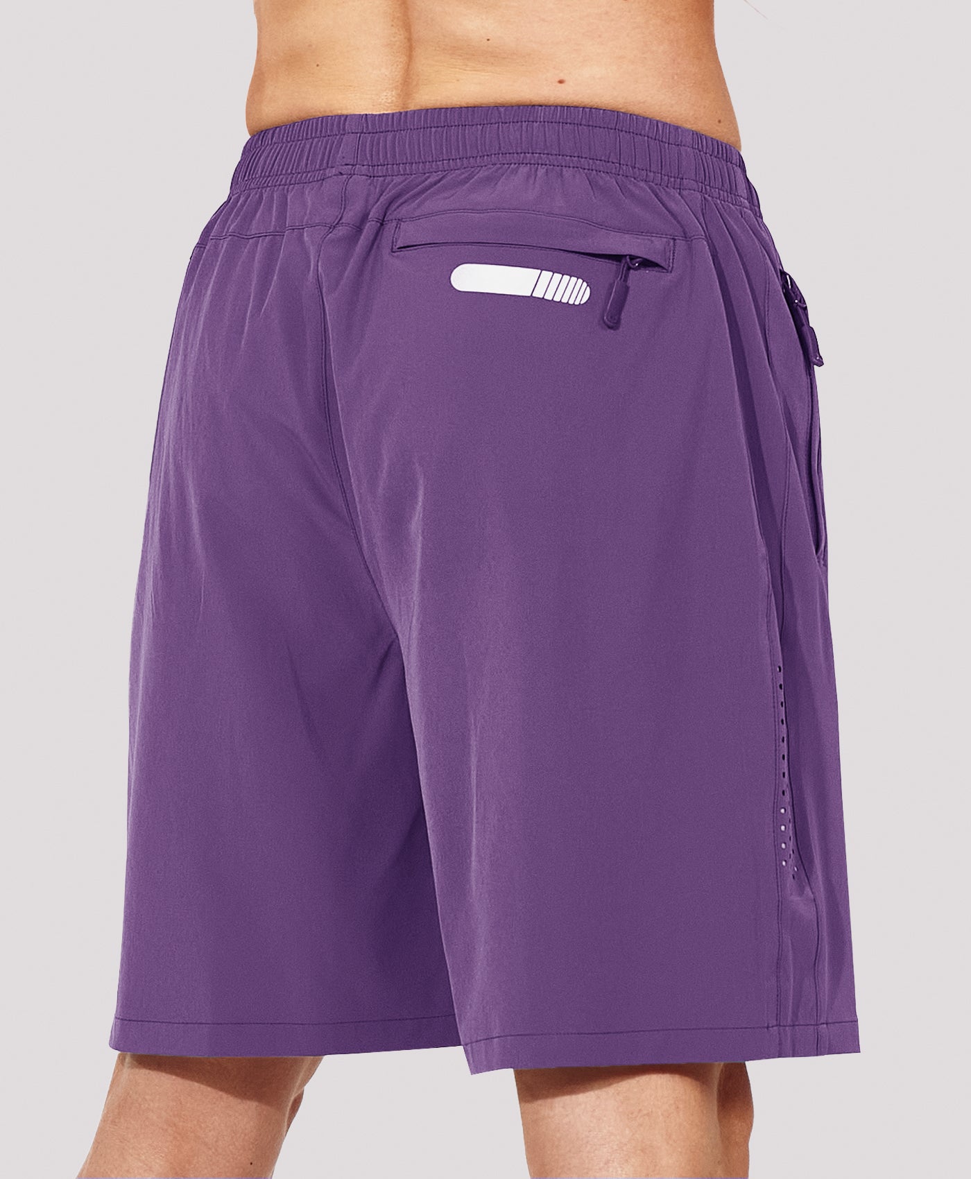 Northyard Men's 7" Athletic Running Breathable 4-way stretch Shorts with Pockets #color_purple