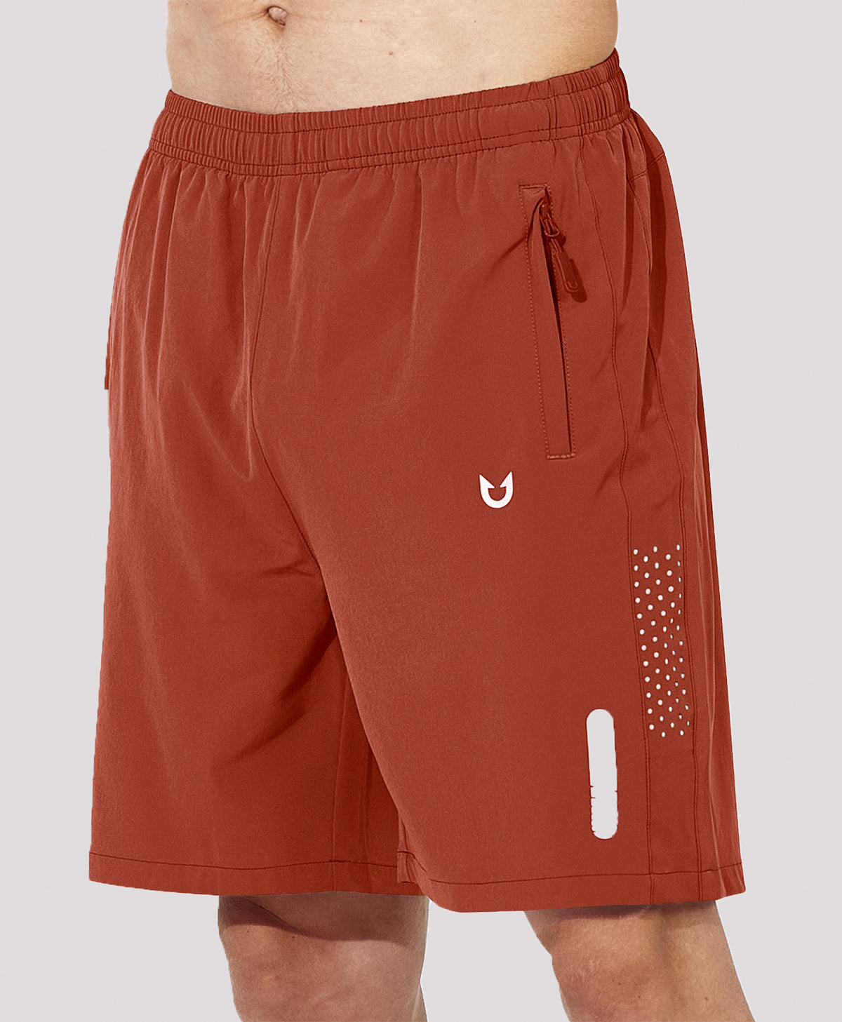 
Men's 7" Athletic Running Breathable 4-way stretch Shorts with Pockets — Redclay