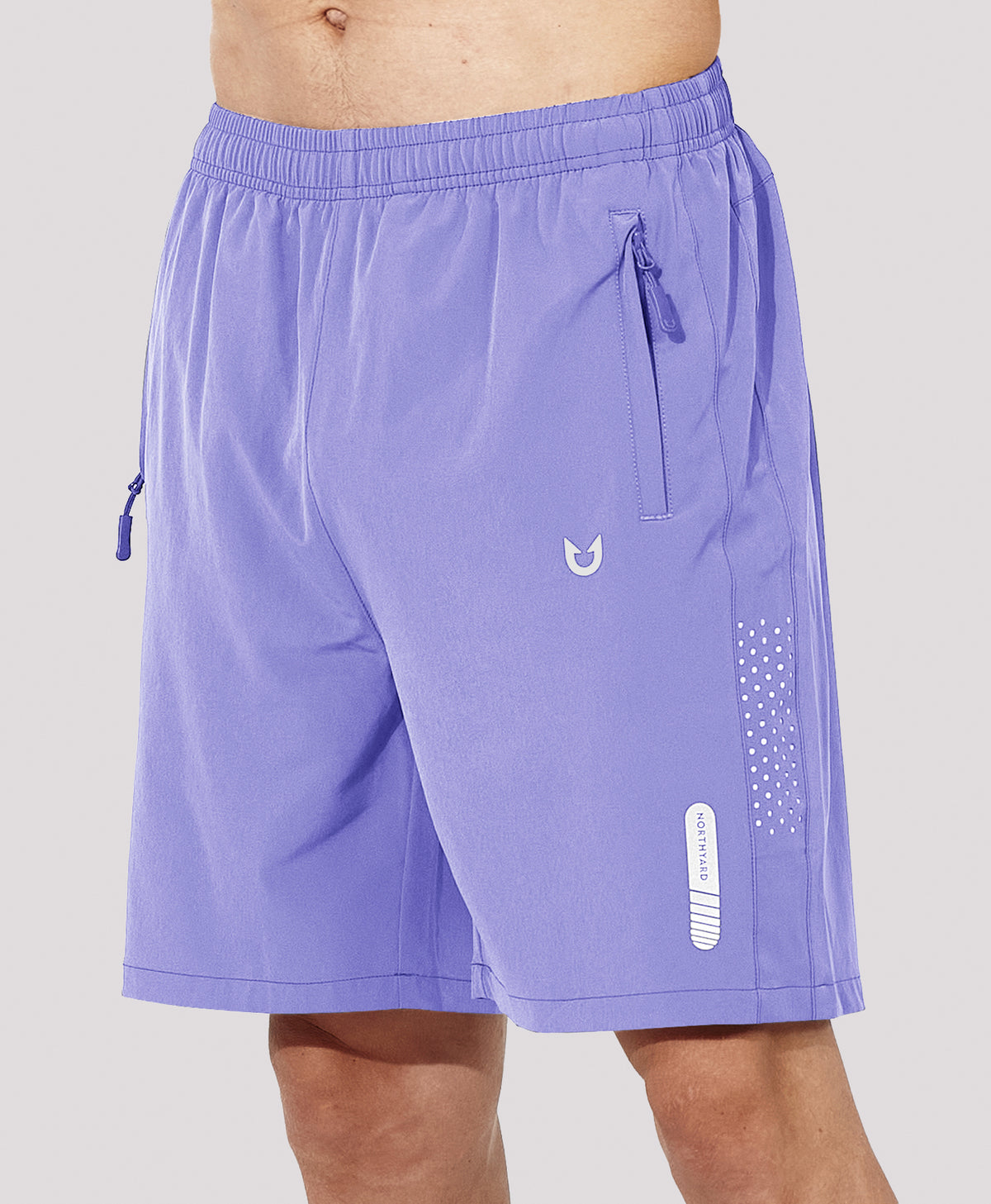 
Men's 7" Athletic Running Breathable 4-way stretch Shorts with Pockets — Violet