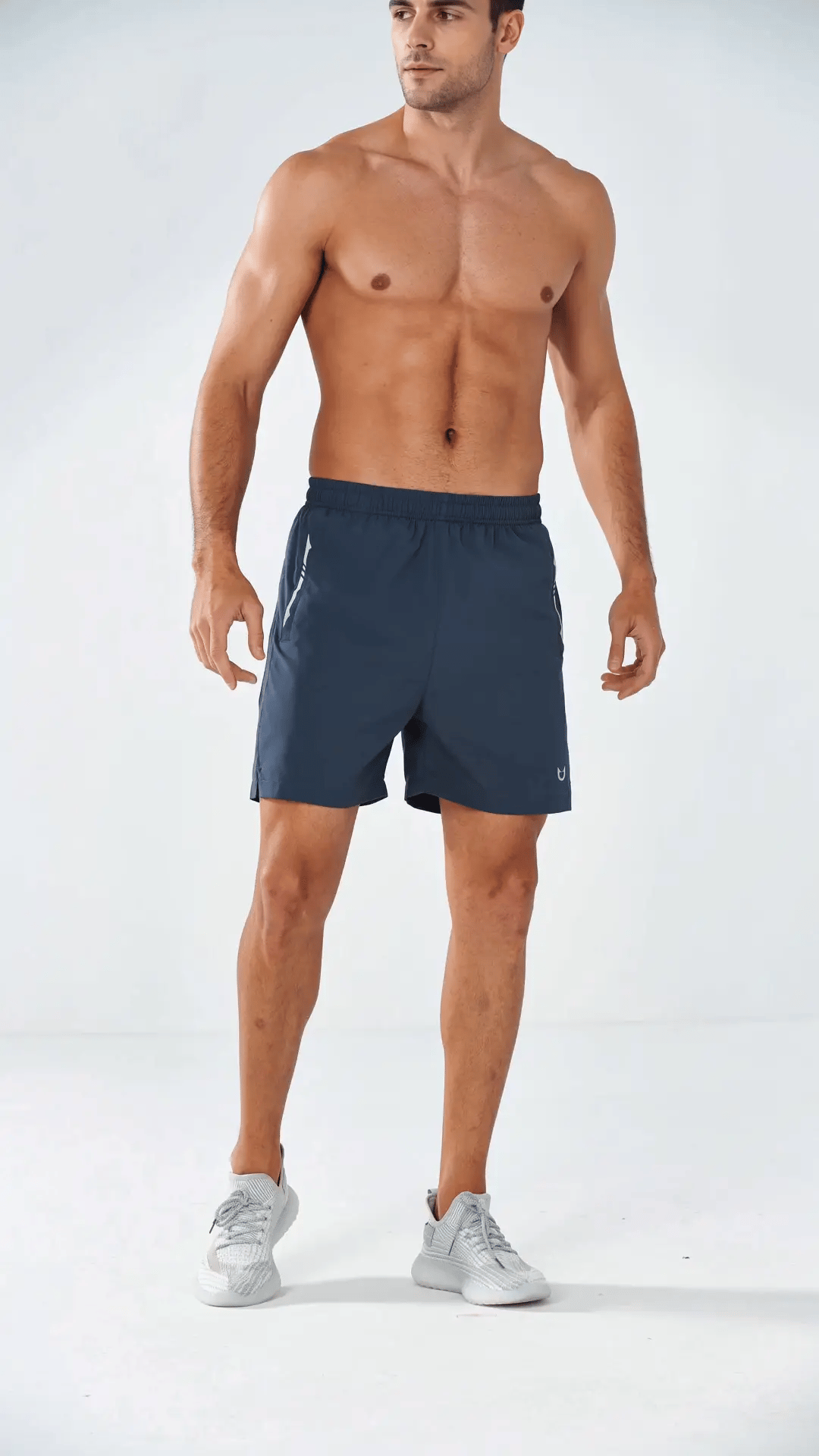 Men's 5 Inch Inseam Workout Stretch Sweat Shorts for Cycling & Running