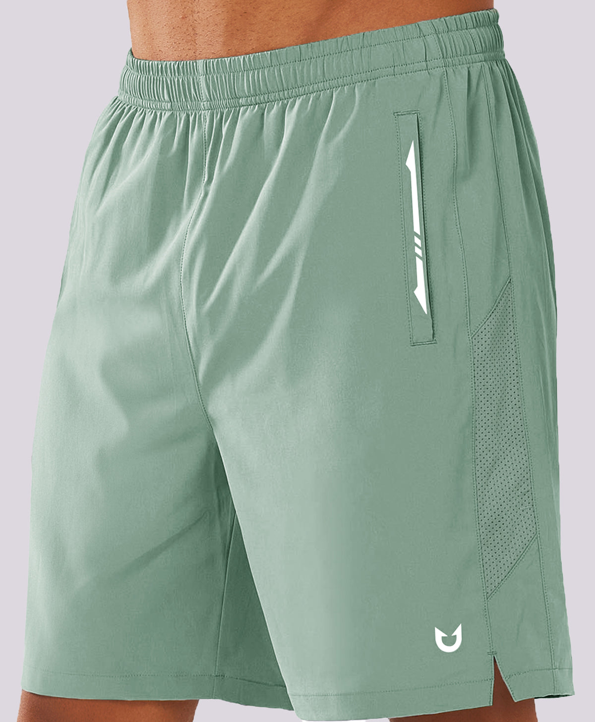 
Men's 7" Stretchy Performance Pickleball Shorts with Triple Secure Zipper Pockets — LODENFROST