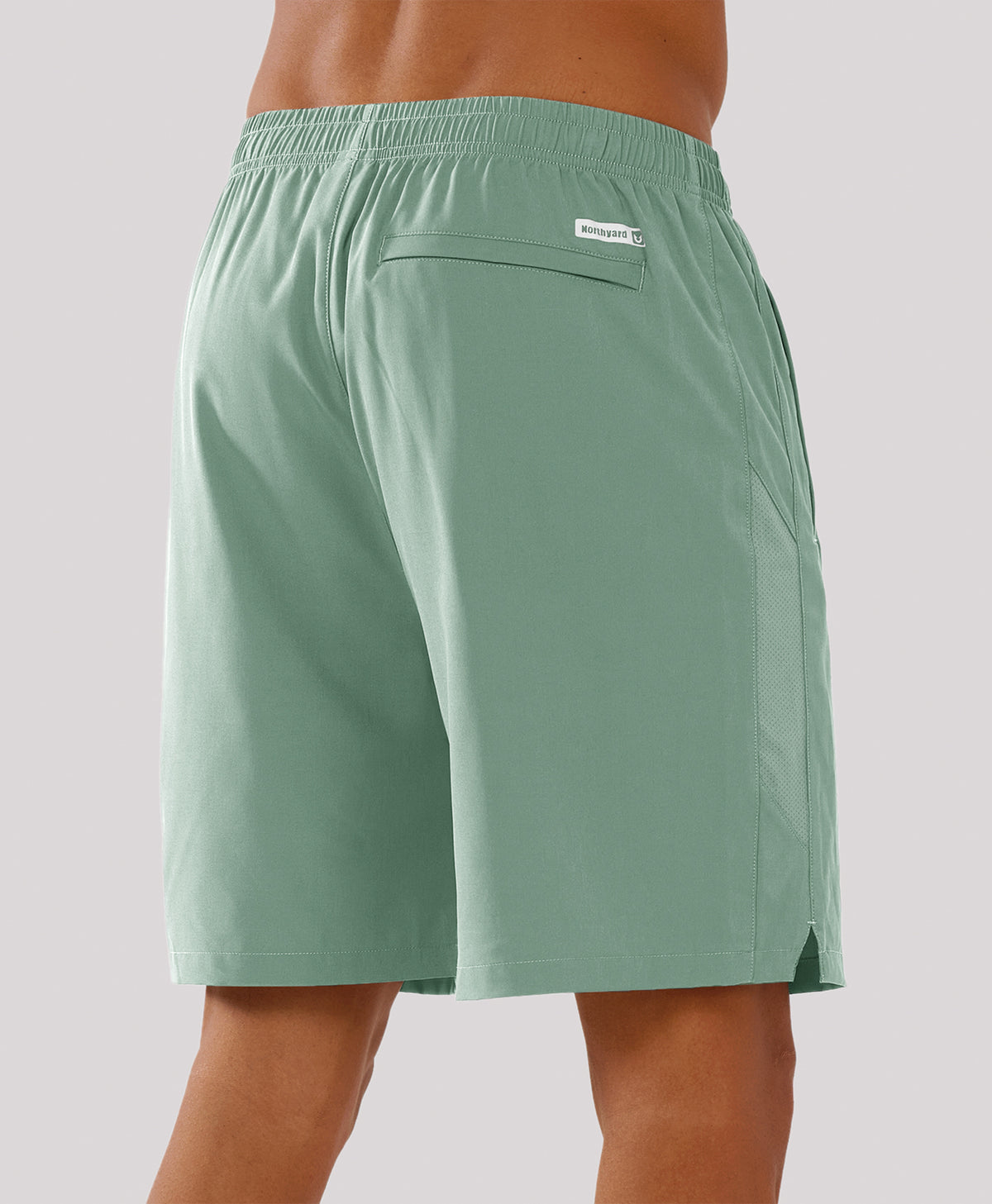 
Men's 7" Stretchy Performance Pickleball Shorts with Triple Secure Zipper Pockets — LODENFROST