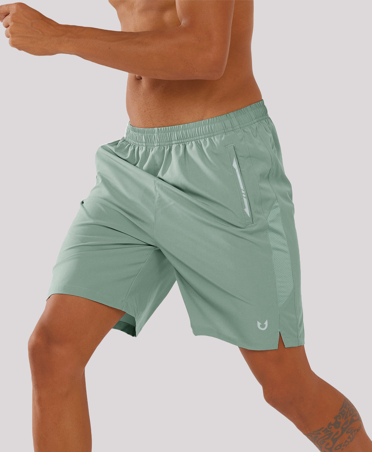 
Men's 7" Stretchy Performance Pickleball Shorts with Triple Secure Zipper Pockets — LODENFROST