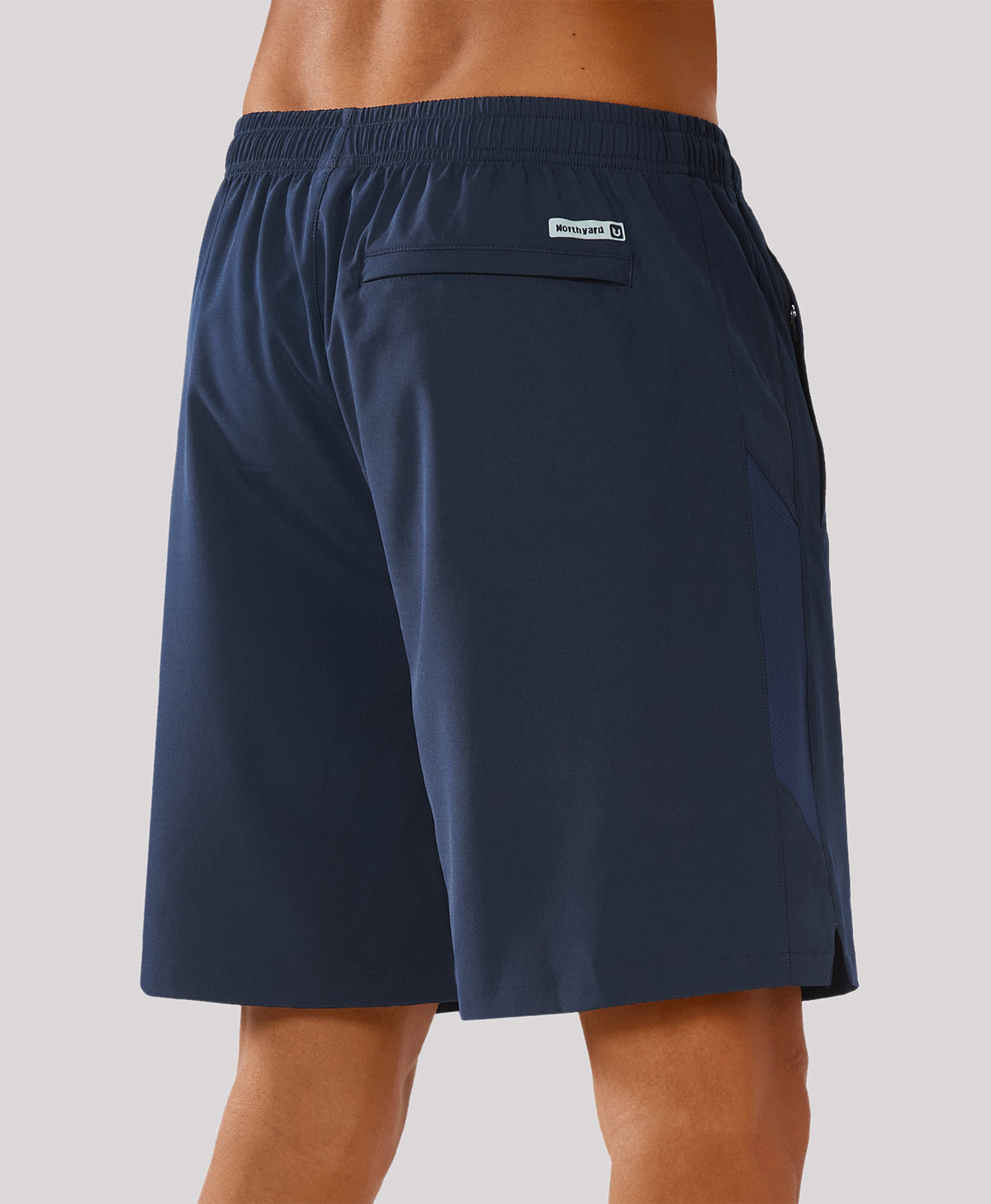 Northyard Men's 7" Stretchy Performance Pickleball Shorts with Triple Secure Zipper Pockets for Running Tennis
#color_NAVY