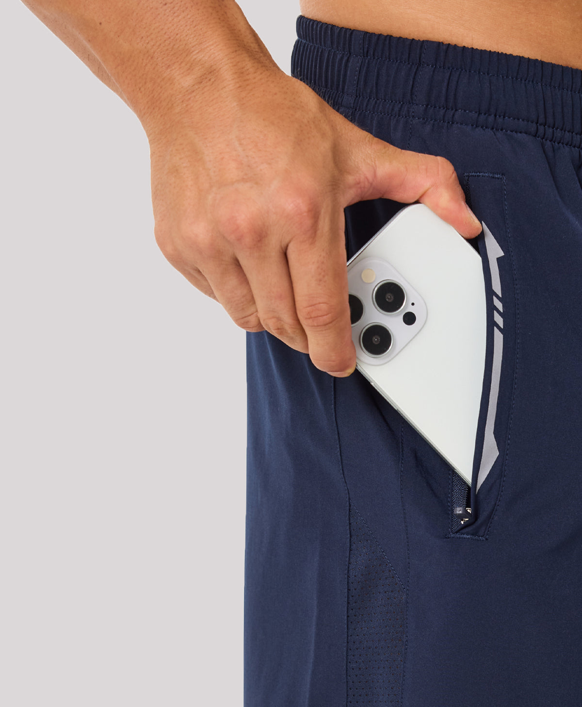 Northyard Men's 7" Stretchy Performance Pickleball Shorts with Triple Secure Zipper Pockets for Running Tennis
#color_NAVY
