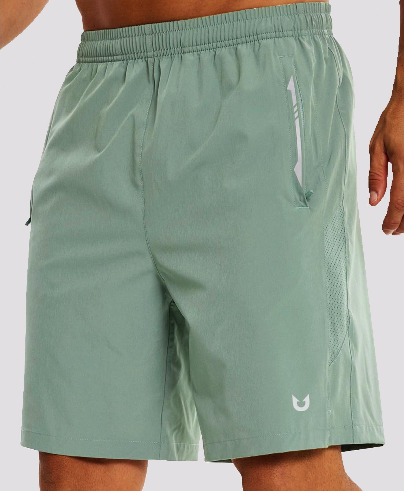 Northyard Men's 9" Micro-Air Breathable Workout Shorts with 3 Zip Pockets Quick-Dry for Gym Running
#color_LODENFROST