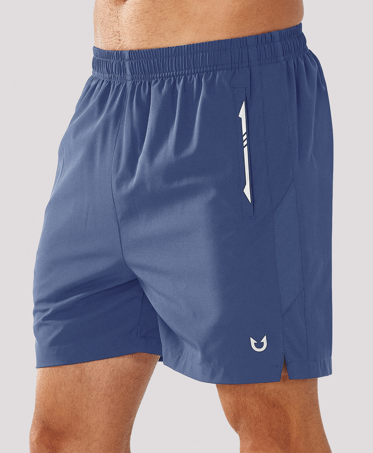 
Men's 5 Inch Inseam Workout Stretch Sweat Shorts for Cycling & Running — Federal Blue