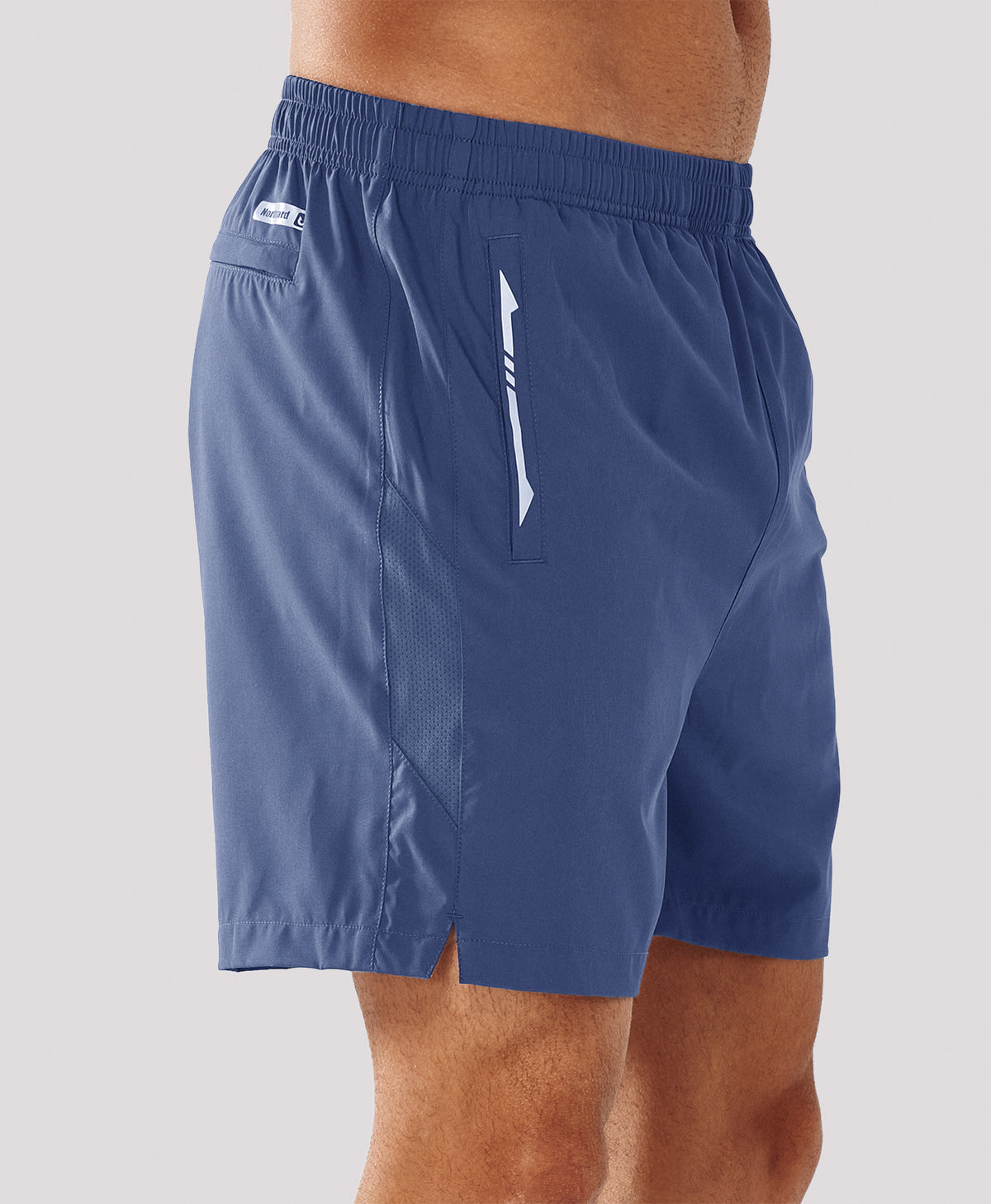 
Men's 5 Inch Inseam Workout Stretch Sweat Shorts for Cycling & Running — Federal Blue