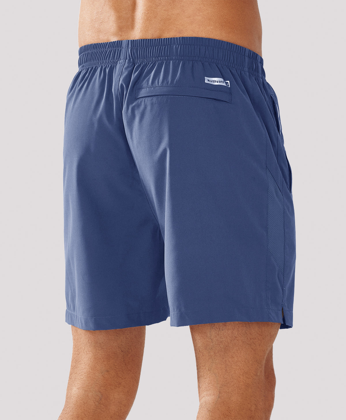 
Men's 5 Inch Inseam Workout Stretch Sweat Shorts for Cycling & Running — Federal Blue
