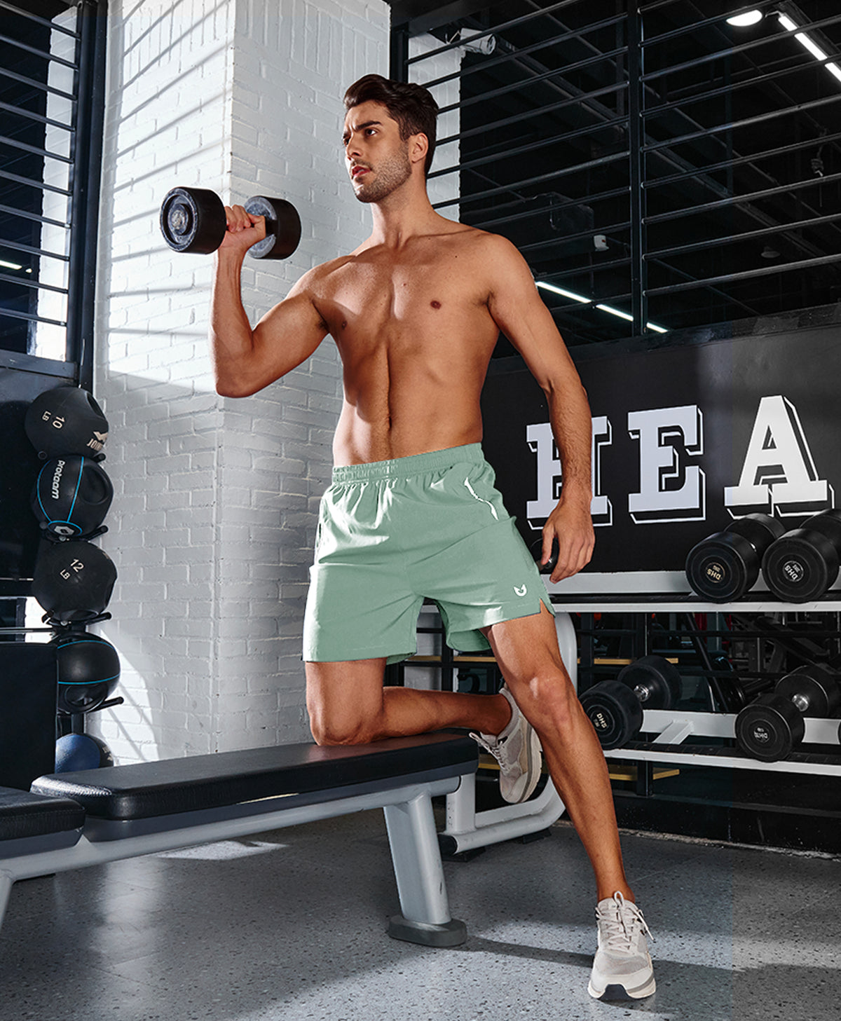 
Men's 5 Inch Inseam Workout Stretch Sweat Shorts for Cycling & Running — Lodenfrost
