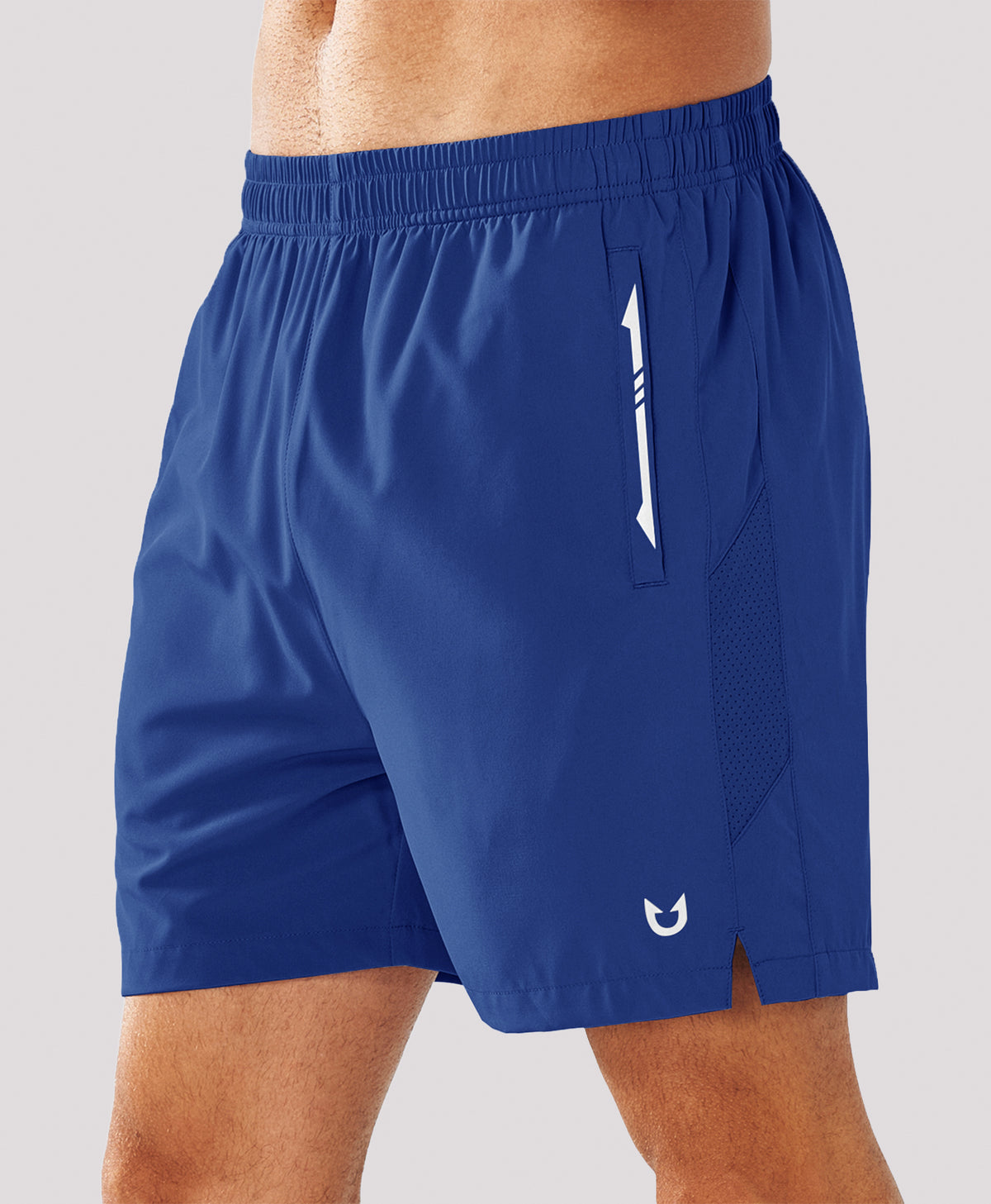 
Men's 5 Inch Inseam Workout Stretch Sweat Shorts for Cycling & Running — ROYALBLUE