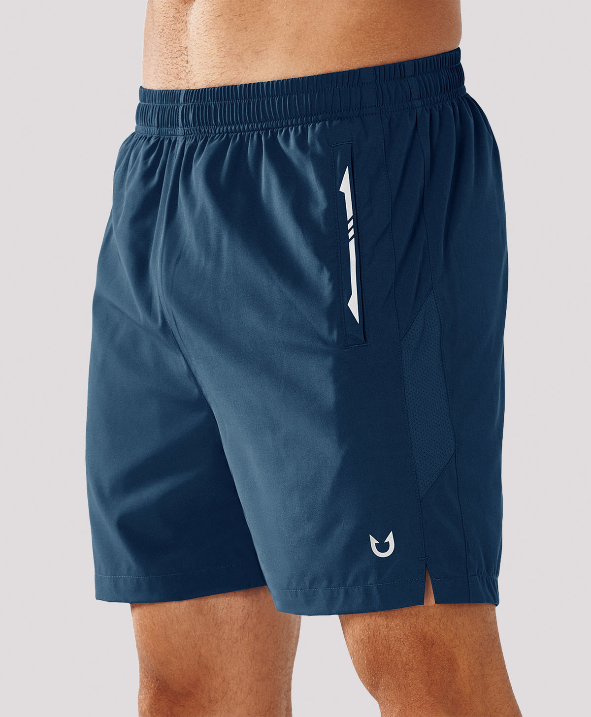 
Men's 5 Inch Inseam Workout Stretch Sweat Shorts for Cycling & Running — SEABLUE