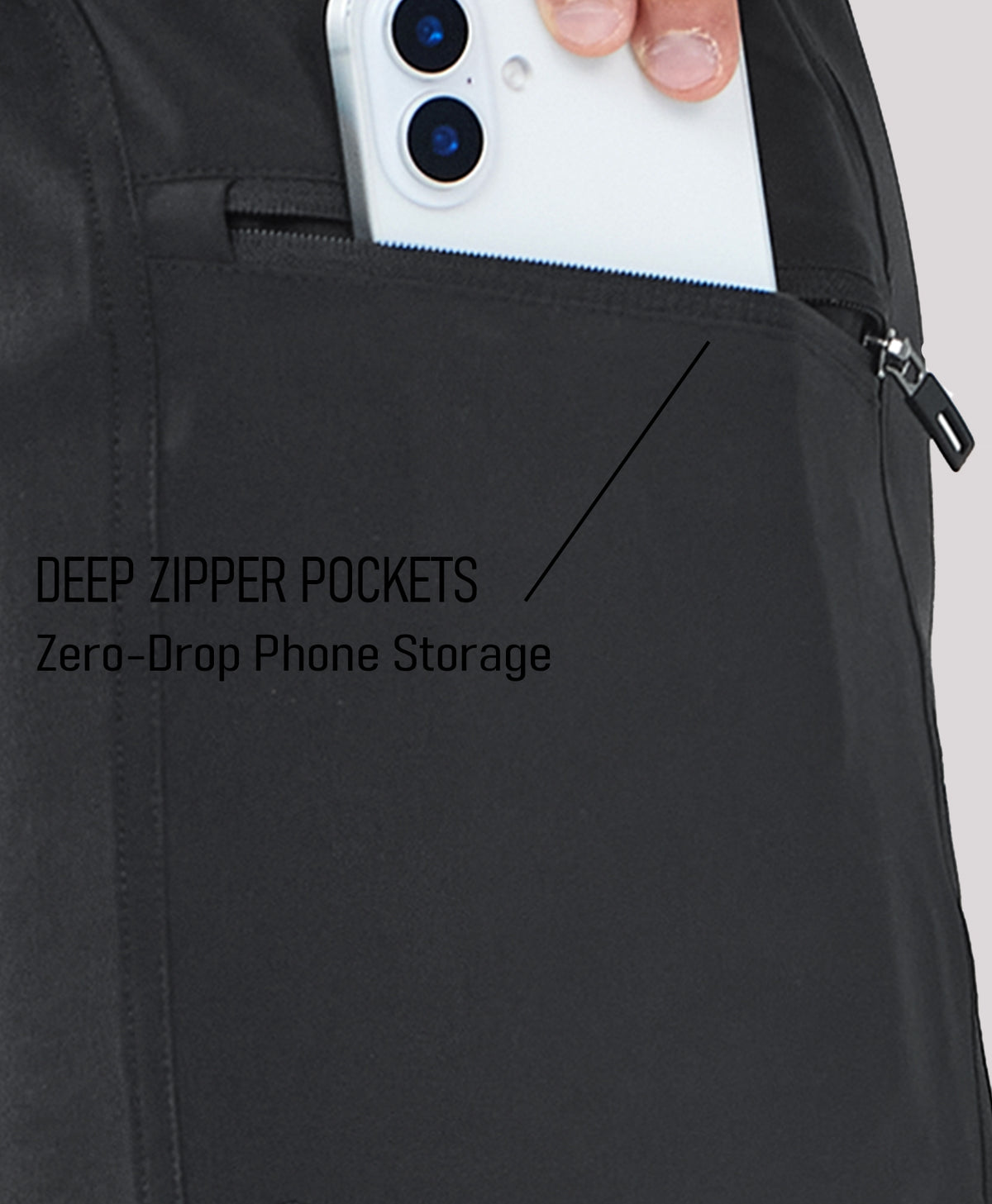 
Men's 9" Quick-Dry Water-Repellent Swim Trunks — BLACK