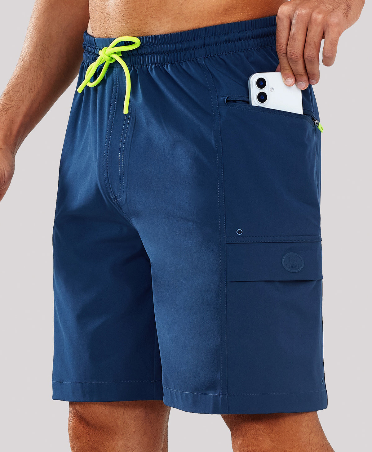 
Men's 9" Quick-Dry Water-Repellent Swim Trunks — SEABLUE