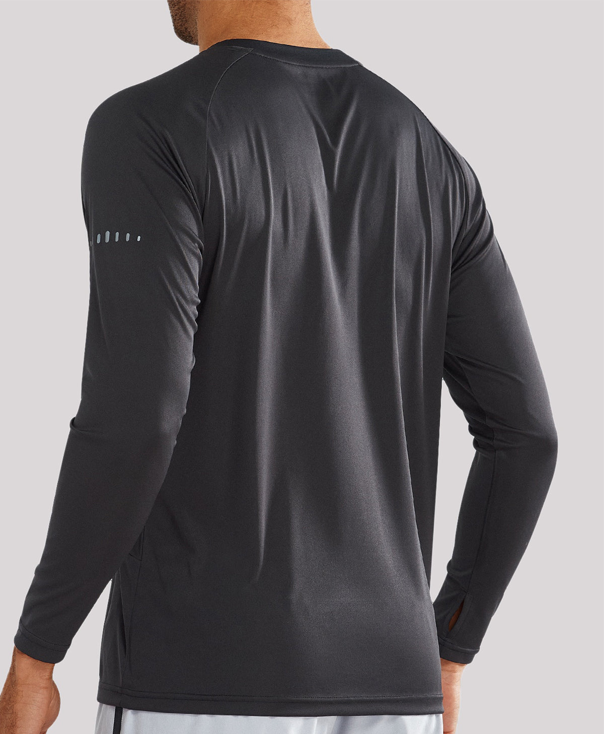 
Men's Ultra-Soft UPF 50+ Long Sleeve  T-Shirts — BLACK