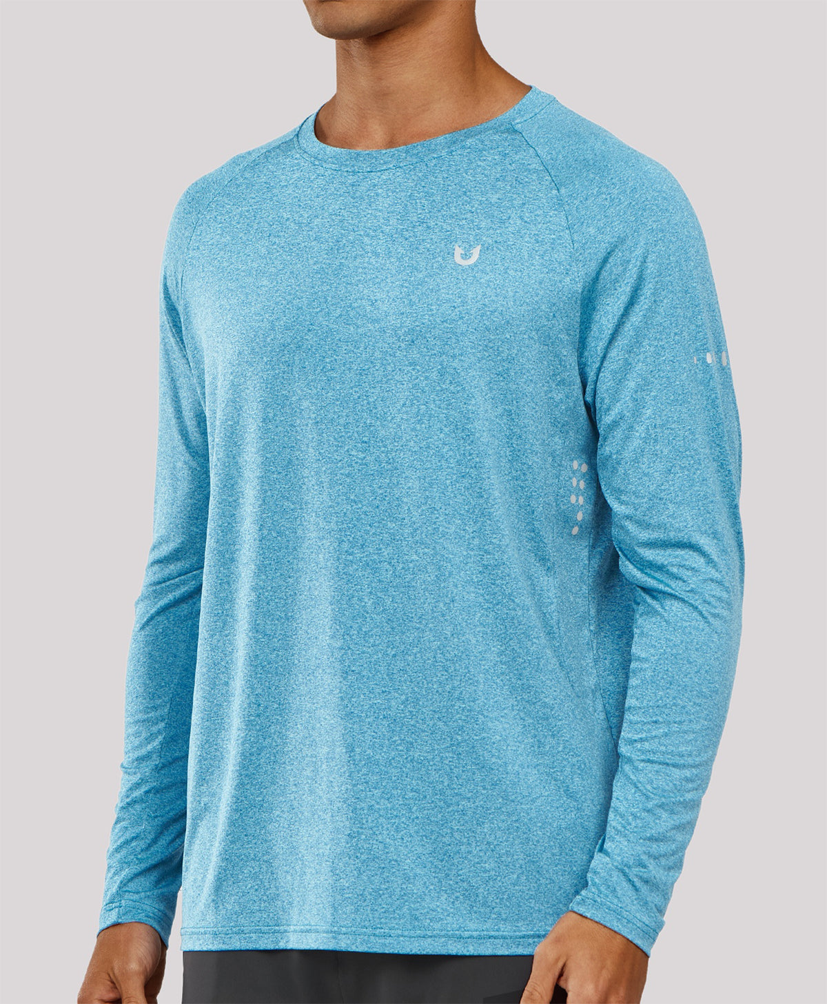 
Men's Ultra-Soft UPF 50+ Long Sleeve  T-Shirts — CoralHeather