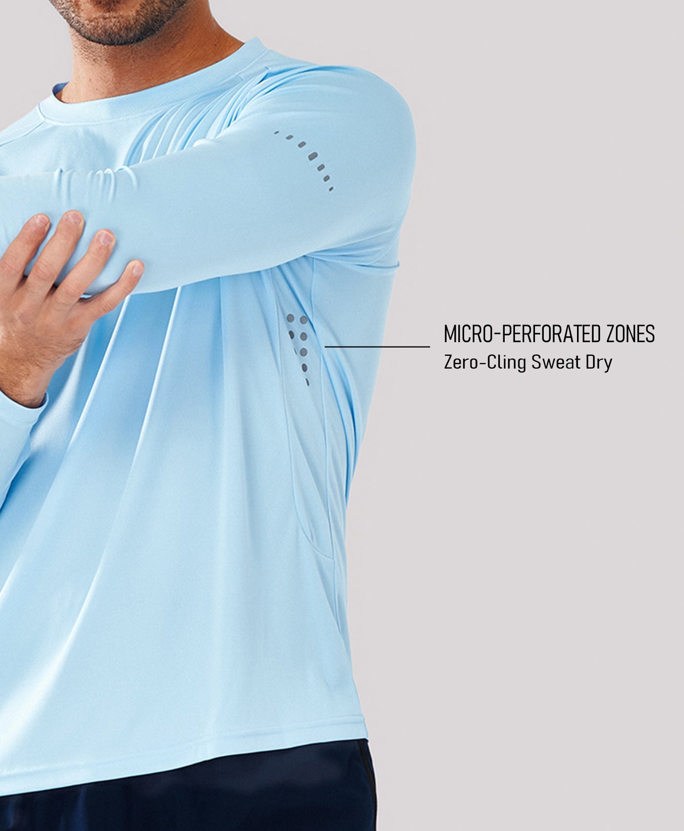 Northyard Men's Ultra-Soft UPF 50+ Long Sleeve  T-Shirts Sun Protection for Fishing Running
#color_skyblue