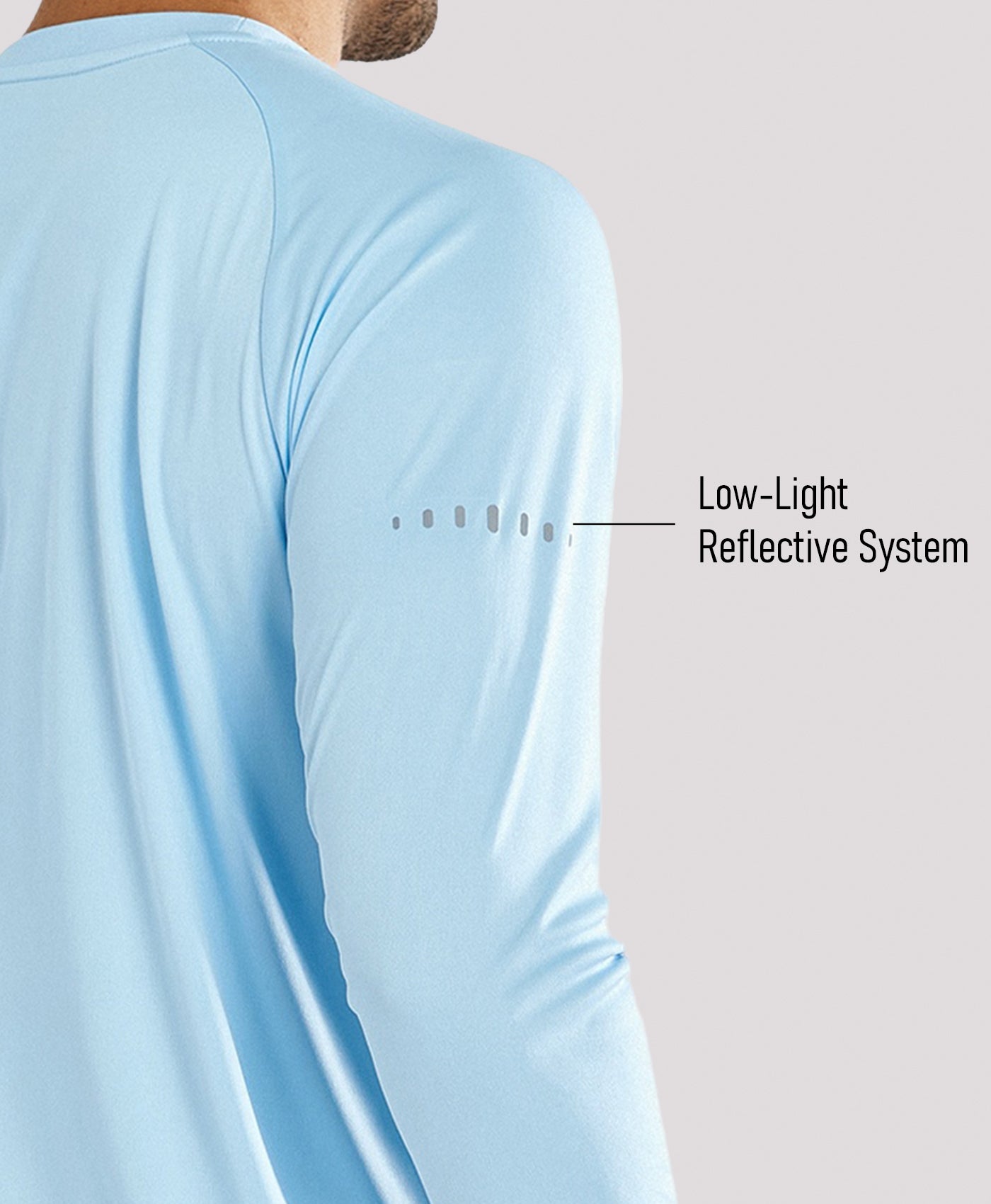 Northyard Men's Ultra-Soft UPF 50+ Long Sleeve  T-Shirts Sun Protection for Fishing Running
#color_skyblue