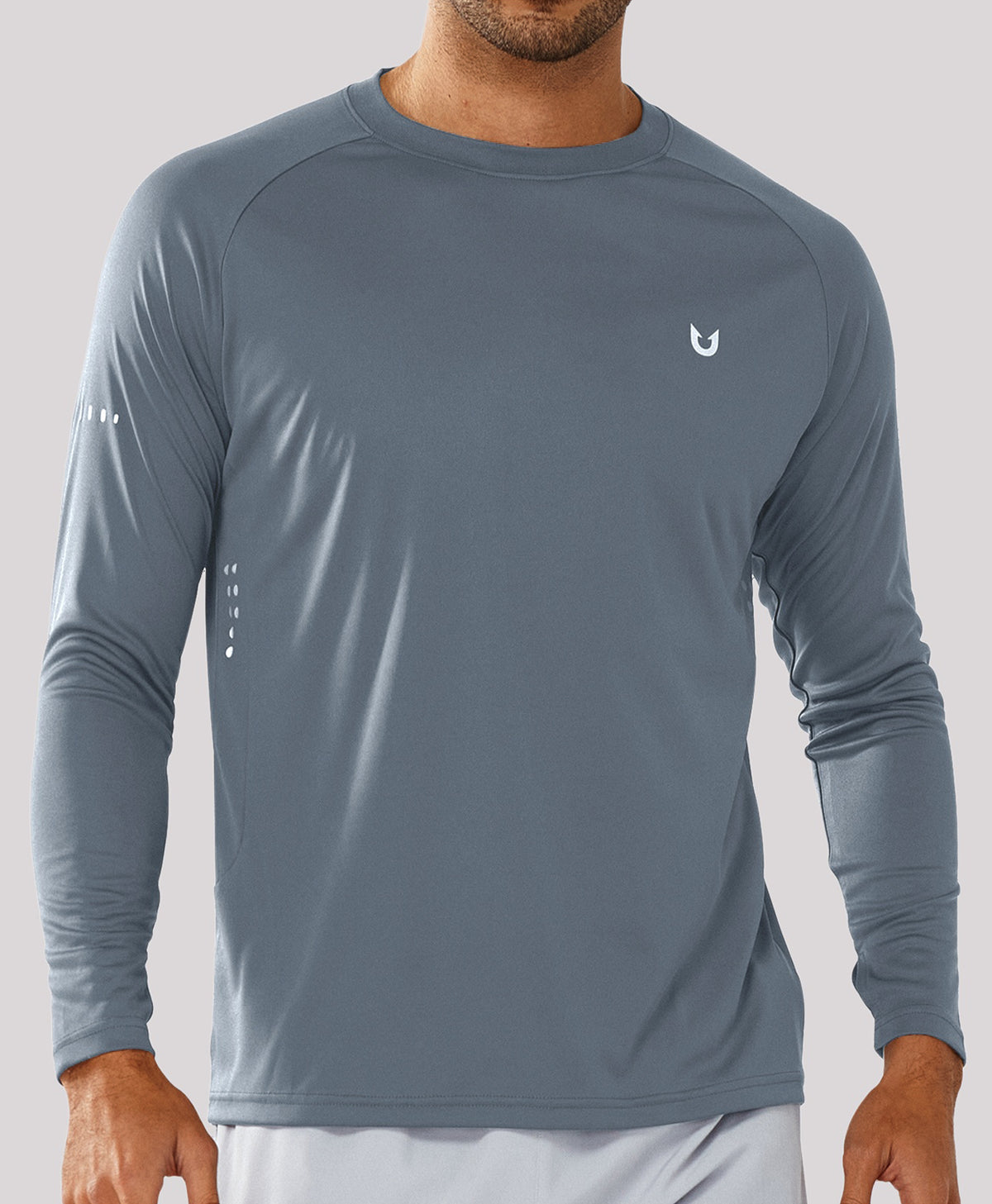
Men's Ultra-Soft UPF 50+ Long Sleeve  T-Shirts — cloud