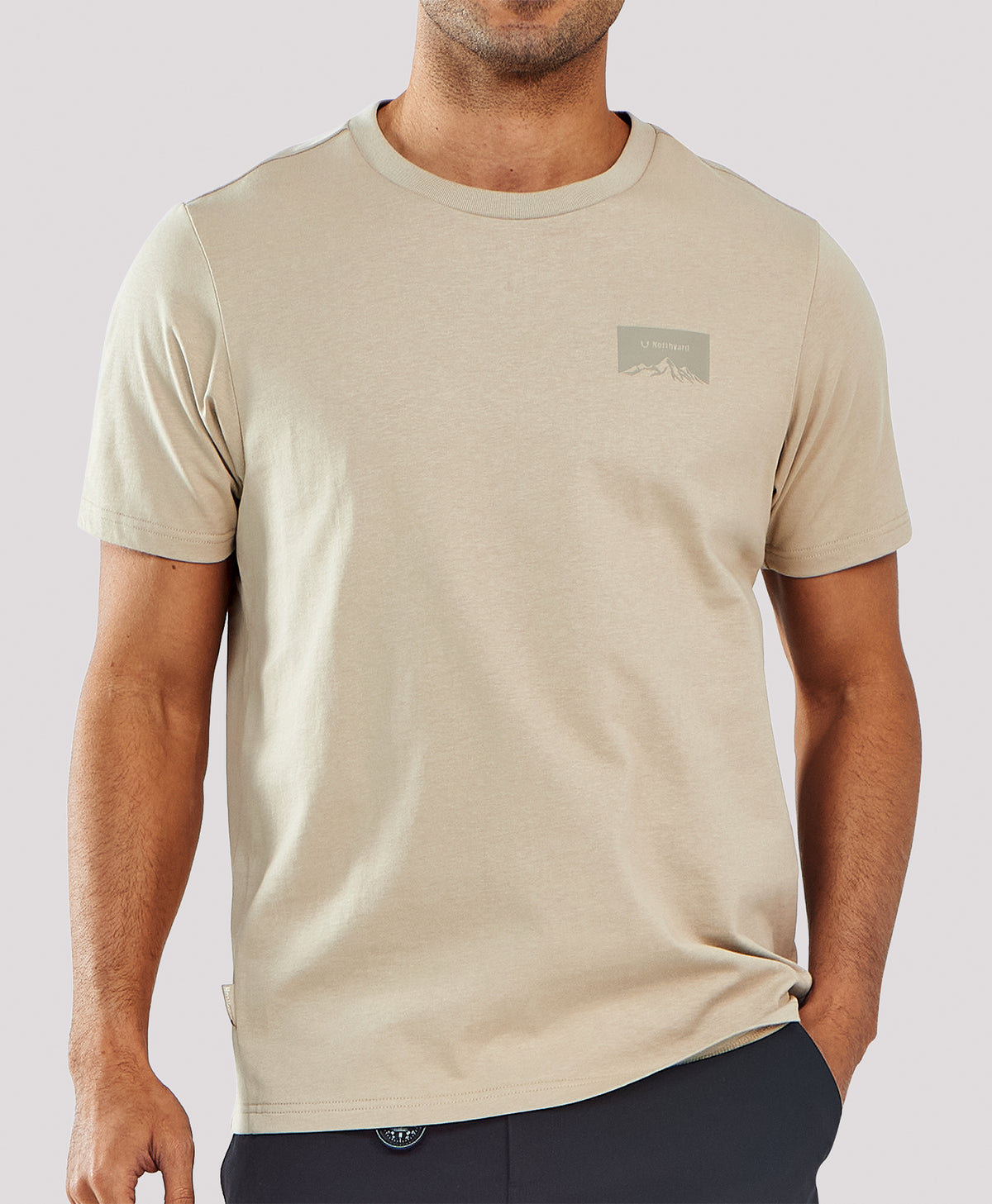 
Men's Heavyweight Cotton Graphic T-Shirt Durable Relaxed-Fit — DERSERT