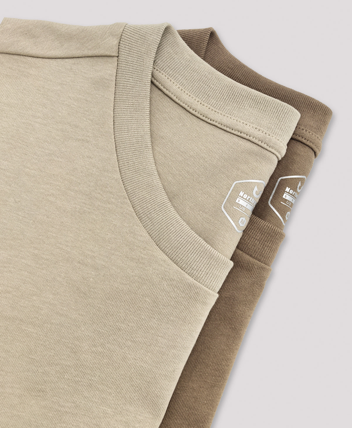 Northyard Men's Heavyweight Cotton Graphic T-Shirt Durable Relaxed-Fit Short Sleeve Work & Outdoor Tee #color_DERSERT