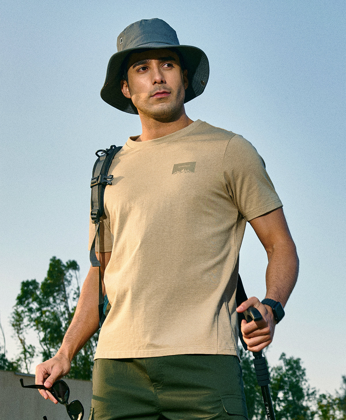
Men's Heavyweight Cotton Graphic T-Shirt Durable Relaxed-Fit — DERSERT