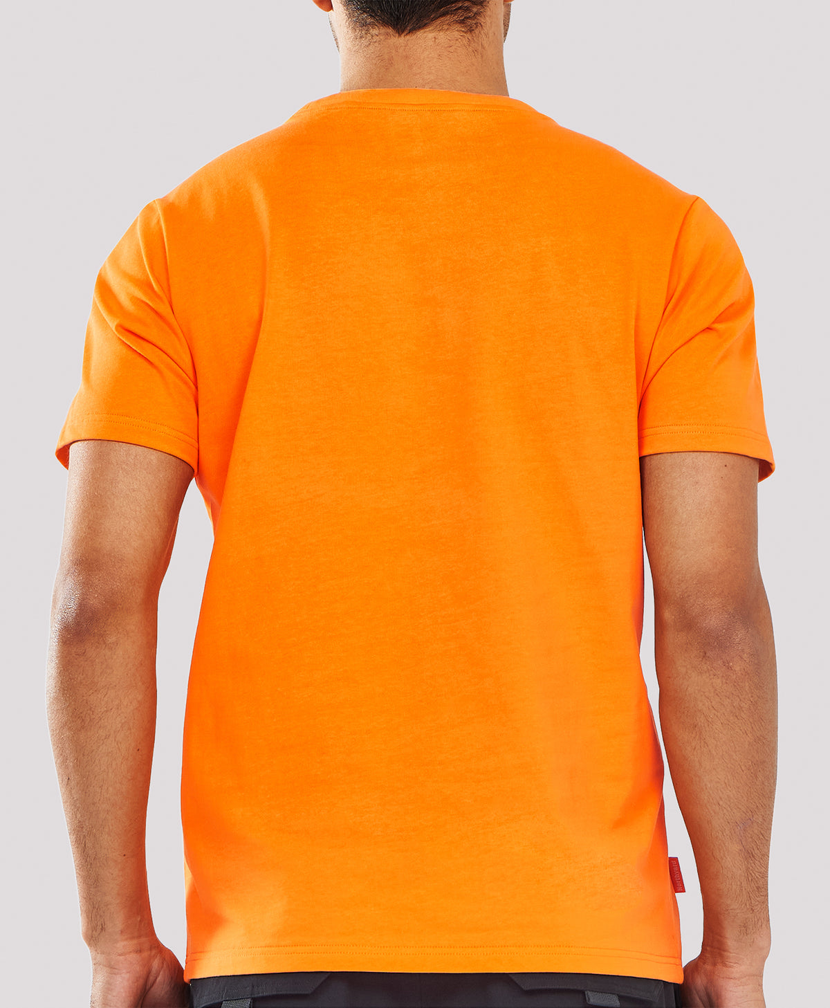 
Men's Heavyweight Cotton Graphic T-Shirt Durable Relaxed-Fit — ORANGE
