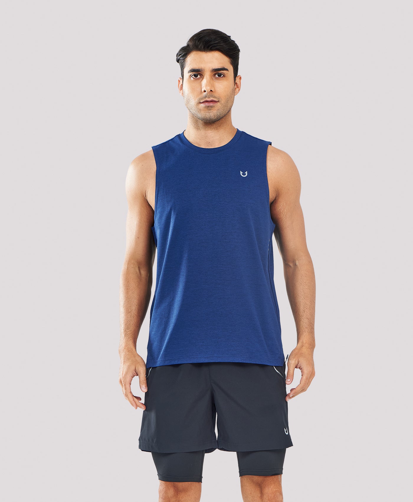 NORTHYARD Men's Muscle Workout Tank Top Performance Quick Dry Sleeveless Shirts
#color_NAVY