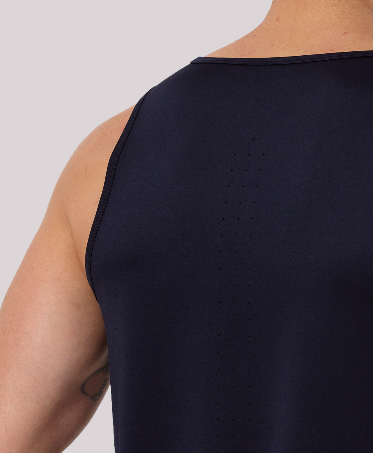 
Men's UPF50+ Workout Tank Top Lightweight Quick-dry Running Sleeveless — NAVY