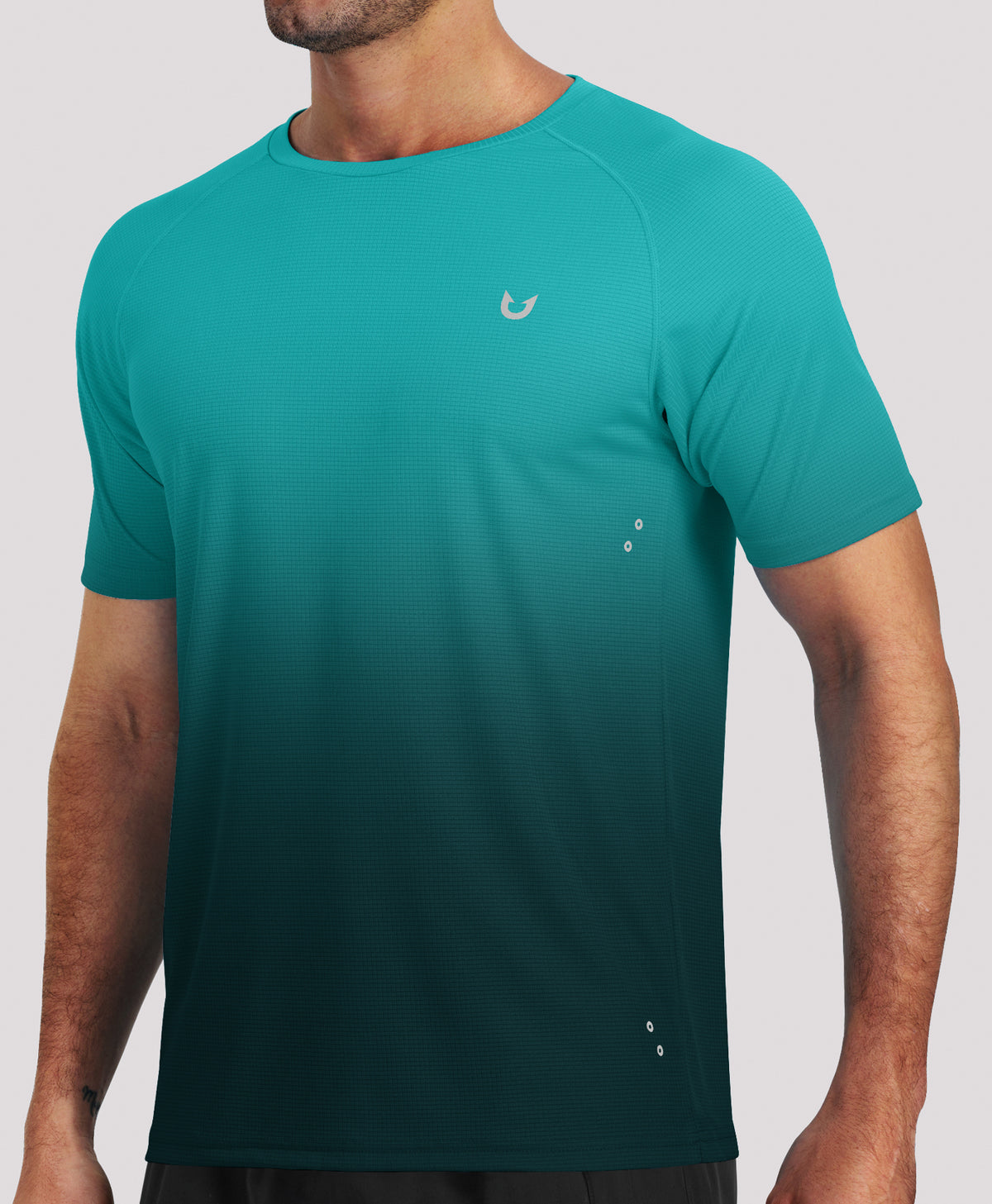
Men's VaporGrid Performance Tee Breathable Gym & Workout T-Shirts — GRADIENTLAKEBLUE