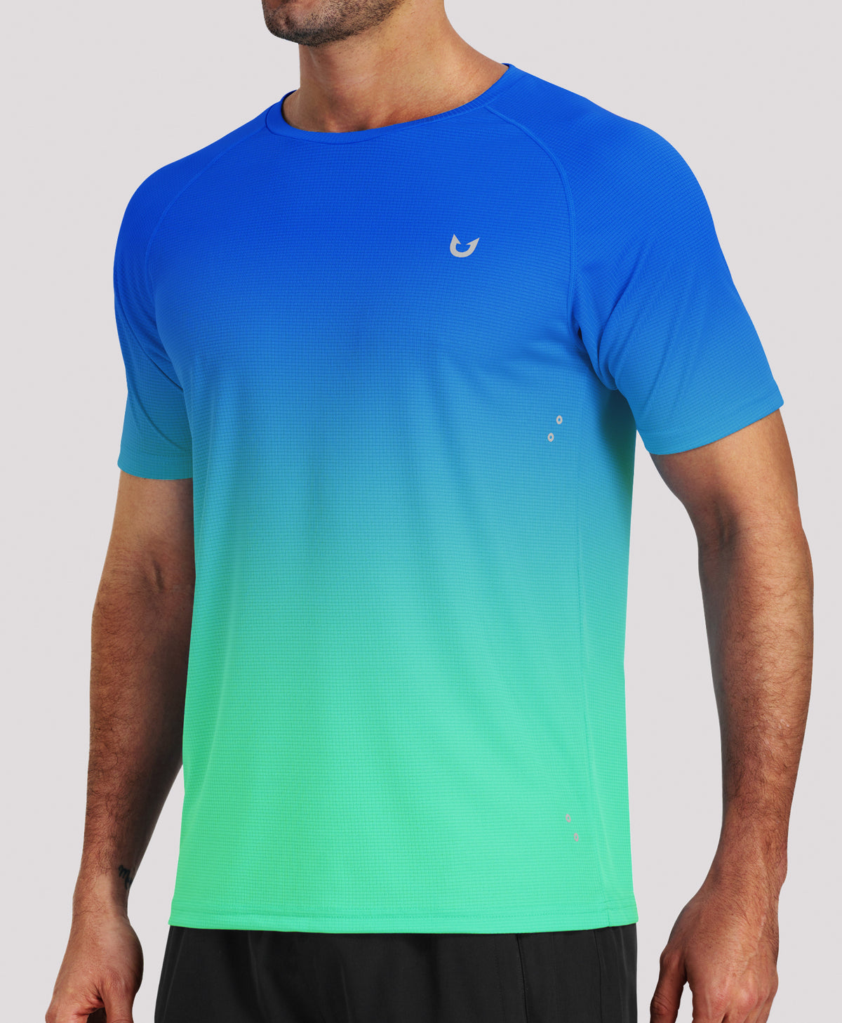 
Men's VaporGrid Performance Tee Breathable Gym & Workout T-Shirts — GRADIENTSKYBLUE