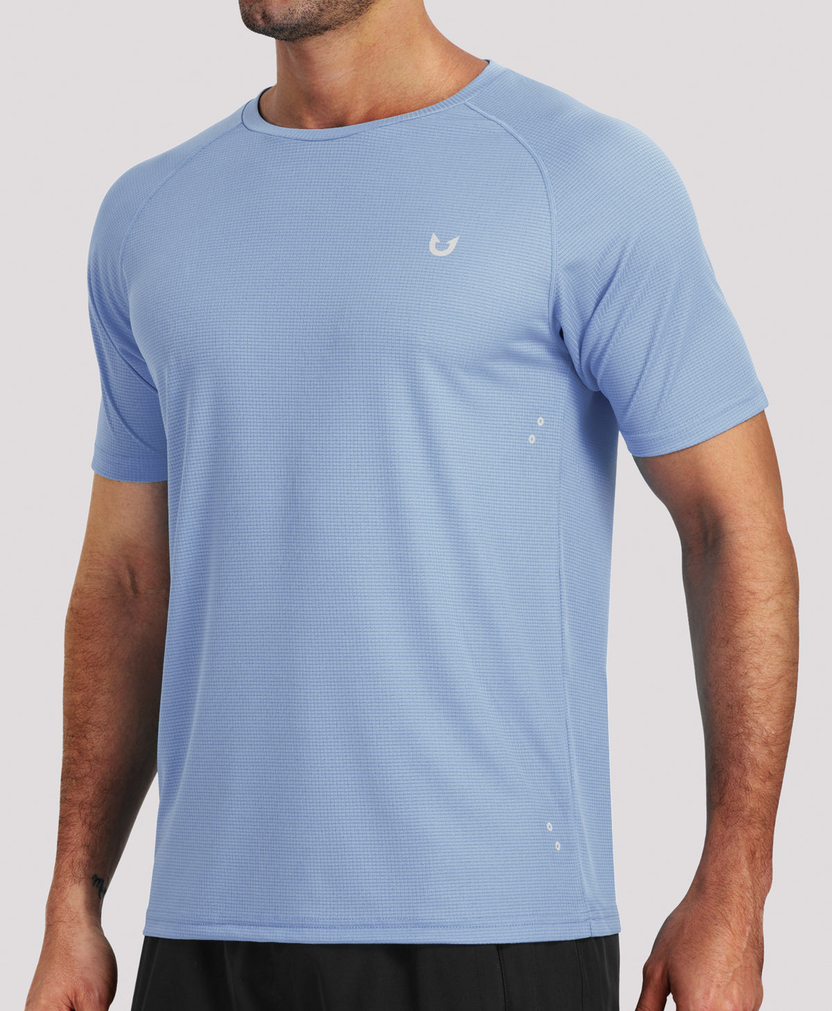
Men's VaporGrid Performance Tee Breathable Gym & Workout T-Shirts — GREYBLUE