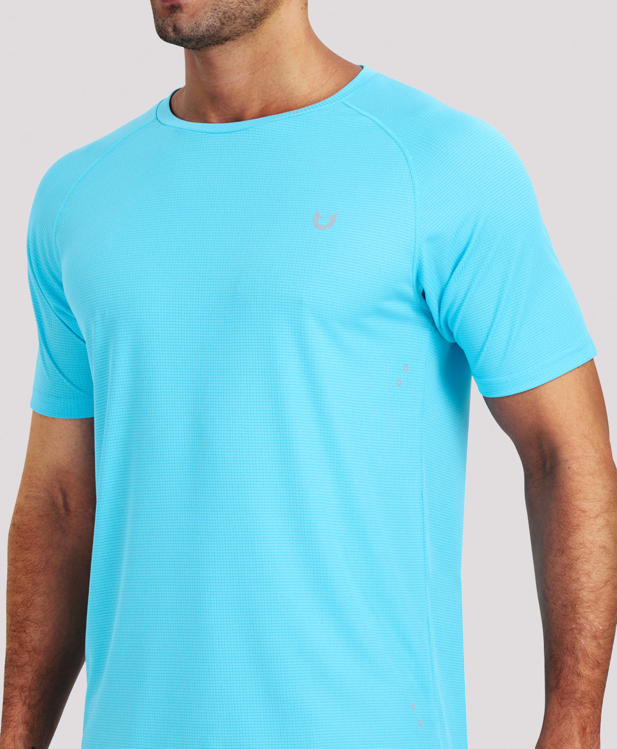 
Men's VaporGrid Performance Tee Breathable Gym & Workout T-Shirts — LIGHTBLUE