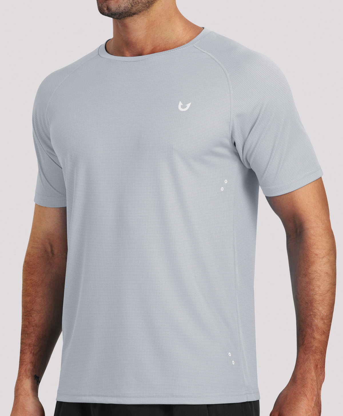 
Men's VaporGrid Performance Tee Breathable Gym & Workout T-Shirts — LIGHTGREY