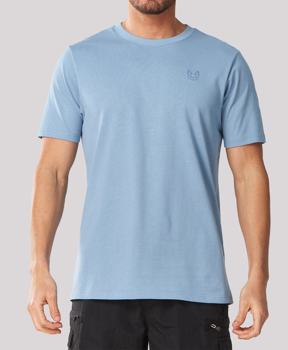 
Men's Soft 100% Cotton Graphic T-Shirts — Blue Stone